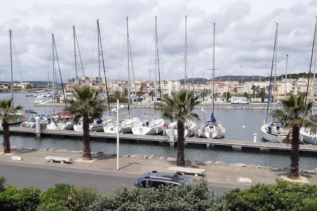 Appart. Calme 5 Pers Vue Sur Le Port De Gruissan Esterno foto